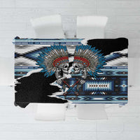Native American Chief Skull With Axe Tablecloth - Wonder Print Shop