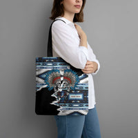 Native American Chief Skull With Axe Tote Bag - Wonder Print Shop