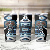 Native American Chief Skull With Axe Tumbler Cup - Wonder Print Shop