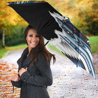 Native American Chief Skull With Axe Umbrella - Wonder Print Shop