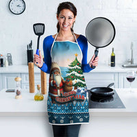 Native American Santa Claus Apron Merry Christmas - Wonder Print Shop