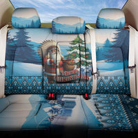 Native American Santa Claus Back Car Seat Cover Merry Christmas - Wonder Print Shop