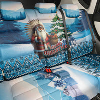 Native American Santa Claus Back Car Seat Cover Merry Christmas - Wonder Print Shop