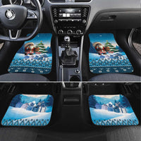 Personalized Native American Santa Claus Car Mats Merry Christmas - Wonder Print Shop