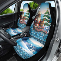 Native American Santa Claus Car Seat Cover Merry Christmas - Wonder Print Shop