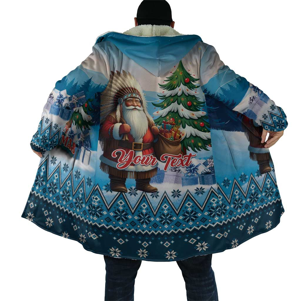 Personalized Native American Santa Claus Cloak Merry Christmas - Wonder Print Shop