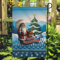 Native American Santa Claus Garden Flag Merry Christmas - Wonder Print Shop