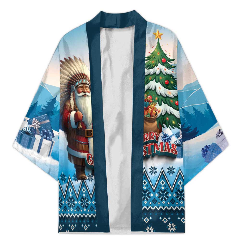 Personalized Native American Santa Claus Kimono Merry Christmas - Wonder Print Shop