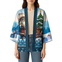 Personalized Native American Santa Claus Kimono Merry Christmas - Wonder Print Shop