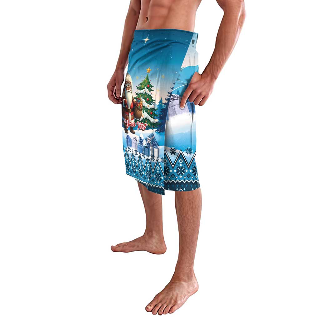 Personalized Native American Santa Claus Lavalava Merry Christmas - Wonder Print Shop