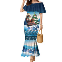 Personalized Native American Santa Claus Mermaid Dress Merry Christmas - Wonder Print Shop