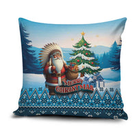 Native American Santa Claus Pillow Cover Merry Christmas - Wonder Print Shop