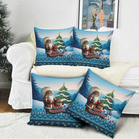Native American Santa Claus Pillow Cover Merry Christmas - Wonder Print Shop