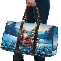 Native American Santa Claus Travel Bag Merry Christmas - Wonder Print Shop