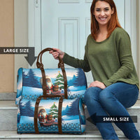Native American Santa Claus Travel Bag Merry Christmas - Wonder Print Shop
