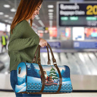 Native American Santa Claus Travel Bag Merry Christmas - Wonder Print Shop