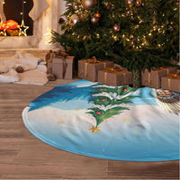 Native American Santa Claus Tree Skirt Merry Christmas 2025 - Wonder Print Shop