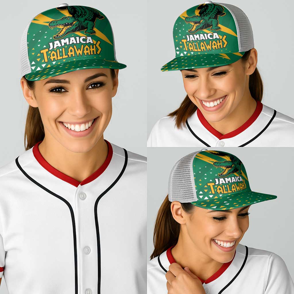 Jamaica Cricket Tallawahs Baseball Net Cap Fi Wi Tallawahs Champions - Wonder Print Shop