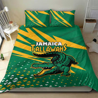 Jamaica Cricket Tallawahs Bedding Set Fi Wi Tallawahs Champions - Wonder Print Shop
