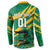 Custom Jamaica Cricket Tallawahs Button Sweatshirt Fi Wi Tallawahs Champions - Wonder Print Shop