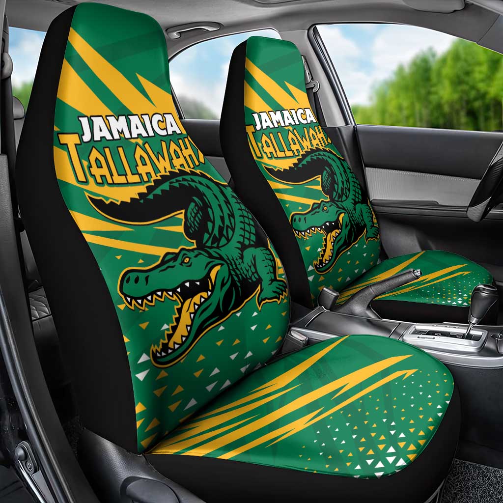 Jamaica Cricket Tallawahs Car Seat Cover Fi Wi Tallawahs Champions - Wonder Print Shop