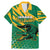 Custom Jamaica Cricket Tallawahs Family Matching Mermaid Dress and Hawaiian Shirt Fi Wi Tallawahs Champions - Wonder Print Shop