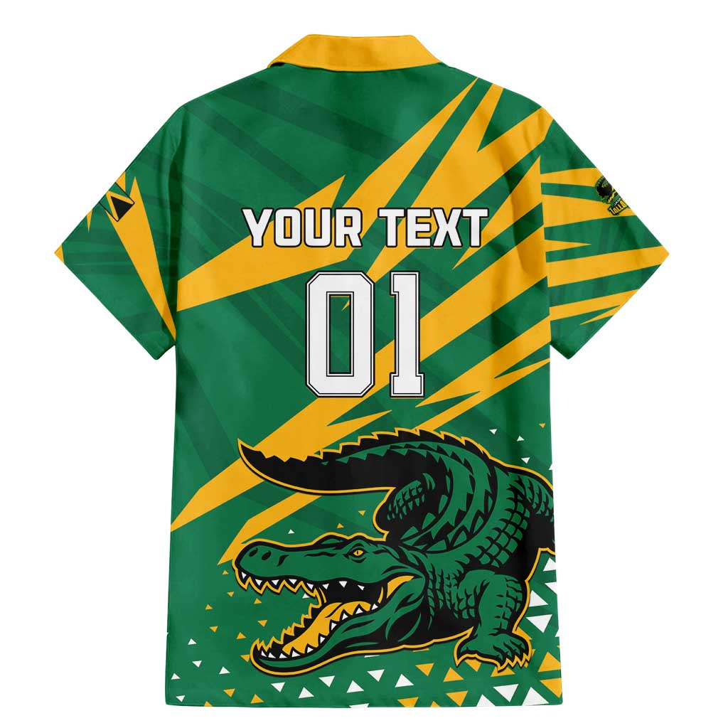 Custom Jamaica Cricket Tallawahs Family Matching Mermaid Dress and Hawaiian Shirt Fi Wi Tallawahs Champions - Wonder Print Shop