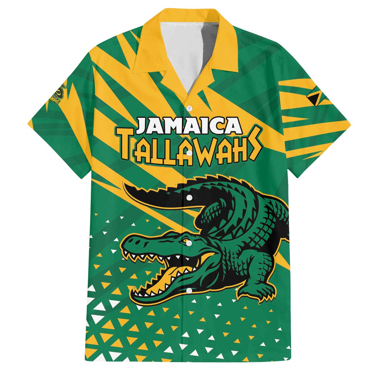 Custom Jamaica Cricket Tallawahs Family Matching Off The Shoulder Long Sleeve Dress and Hawaiian Shirt Fi Wi Tallawahs Champions - Wonder Print Shop