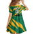 Custom Jamaica Cricket Tallawahs Family Matching Off Shoulder Maxi Dress and Hawaiian Shirt Fi Wi Tallawahs Champions - Wonder Print Shop