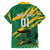 Custom Jamaica Cricket Tallawahs Family Matching Off Shoulder Maxi Dress and Hawaiian Shirt Fi Wi Tallawahs Champions - Wonder Print Shop