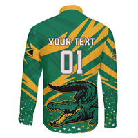 Custom Jamaica Cricket Tallawahs Family Matching Off Shoulder Maxi Dress and Hawaiian Shirt Fi Wi Tallawahs Champions - Wonder Print Shop