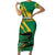 Custom Jamaica Cricket Tallawahs Family Matching Short Sleeve Bodycon Dress and Hawaiian Shirt Fi Wi Tallawahs Champions - Wonder Print Shop