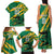 Custom Jamaica Cricket Tallawahs Family Matching Tank Maxi Dress and Hawaiian Shirt Fi Wi Tallawahs Champions - Wonder Print Shop