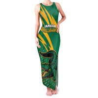 Custom Jamaica Cricket Tallawahs Family Matching Tank Maxi Dress and Hawaiian Shirt Fi Wi Tallawahs Champions - Wonder Print Shop