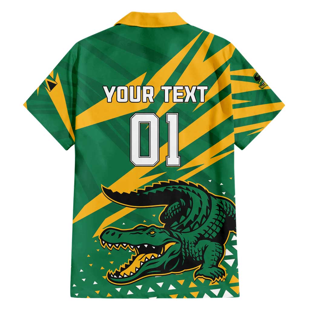 Custom Jamaica Cricket Tallawahs Hawaiian Shirt Fi Wi Tallawahs Champions - Wonder Print Shop