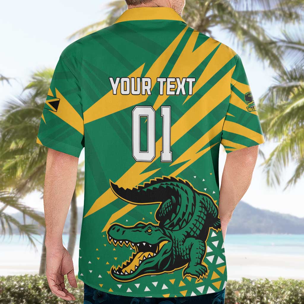 Custom Jamaica Cricket Tallawahs Hawaiian Shirt Fi Wi Tallawahs Champions - Wonder Print Shop
