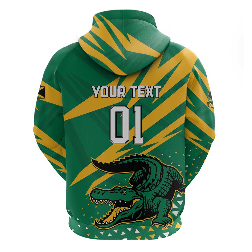 Custom Jamaica Cricket Tallawahs Hoodie Fi Wi Tallawahs Champions - Wonder Print Shop