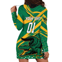 Custom Jamaica Cricket Tallawahs Hoodie Dress Fi Wi Tallawahs Champions - Wonder Print Shop