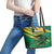 Jamaica Cricket Tallawahs Leather Tote Bag Fi Wi Tallawahs Champions - Wonder Print Shop