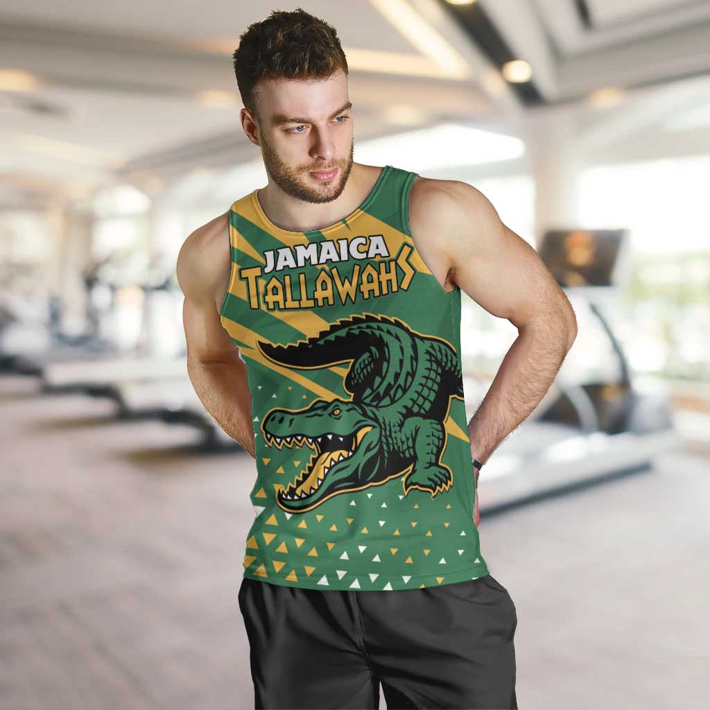 Custom Jamaica Cricket Tallawahs Men Tank Top Fi Wi Tallawahs Champions - Wonder Print Shop