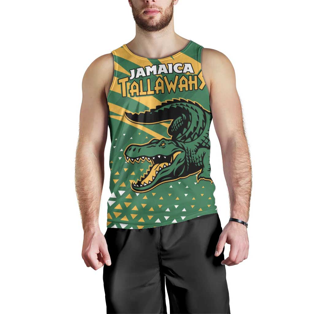 Custom Jamaica Cricket Tallawahs Men Tank Top Fi Wi Tallawahs Champions - Wonder Print Shop