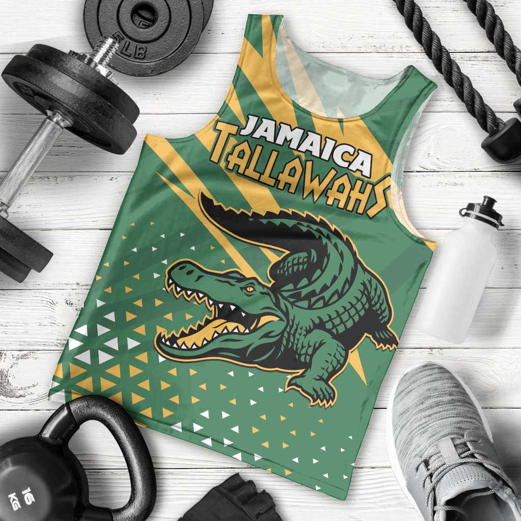 Custom Jamaica Cricket Tallawahs Men Tank Top Fi Wi Tallawahs Champions - Wonder Print Shop