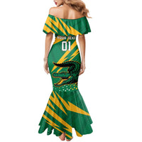 Custom Jamaica Cricket Tallawahs Mermaid Dress Fi Wi Tallawahs Champions - Wonder Print Shop