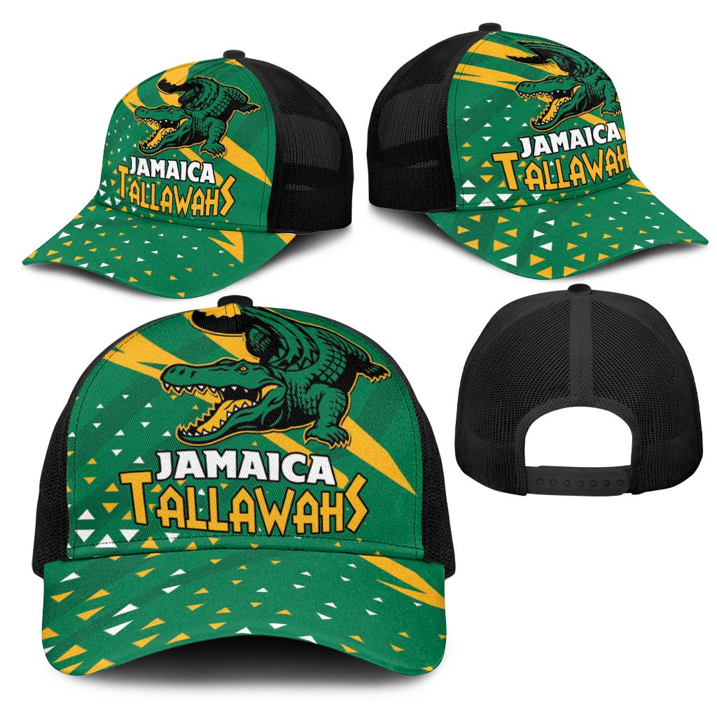 Jamaica Cricket Tallawahs Mesh Trucker Cap Fi Wi Tallawahs Champions - Wonder Print Shop