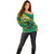 Custom Jamaica Cricket Tallawahs Off Shoulder Sweater Fi Wi Tallawahs Champions - Wonder Print Shop