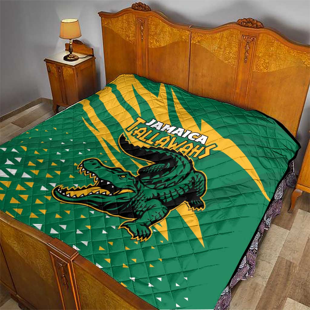 Jamaica Cricket Tallawahs Quilt Fi Wi Tallawahs Champions - Wonder Print Shop