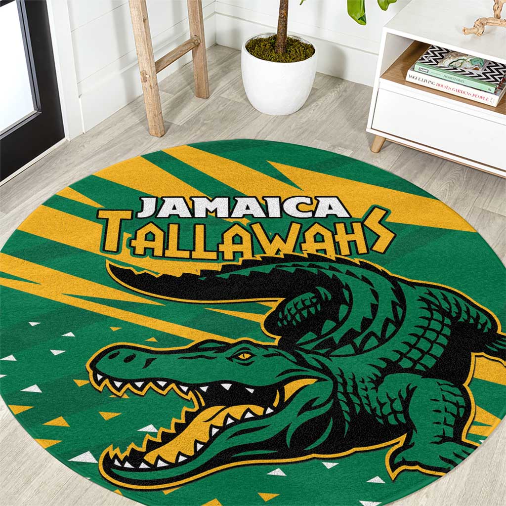 Jamaica Cricket Tallawahs Round Carpet Fi Wi Tallawahs Champions