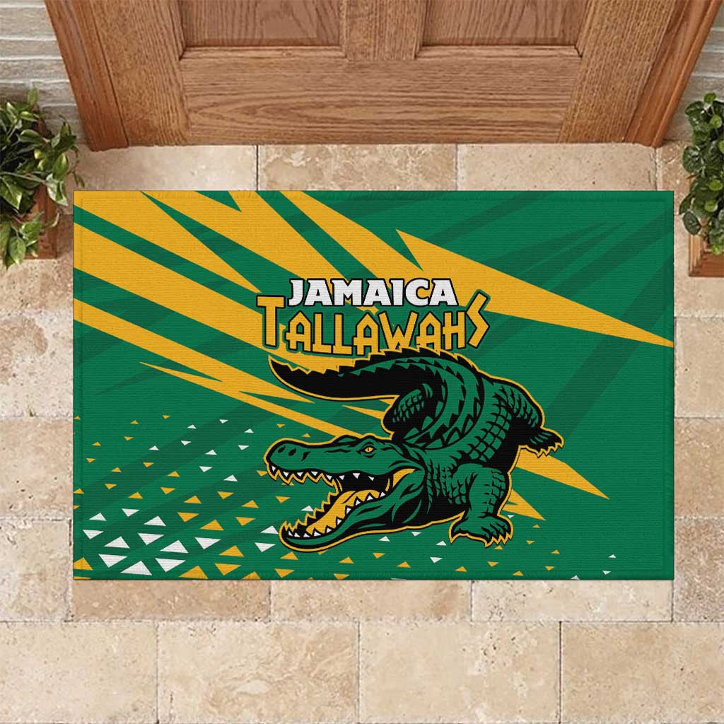 Jamaica Cricket Tallawahs Rubber Doormat Fi Wi Tallawahs Champions - Wonder Print Shop