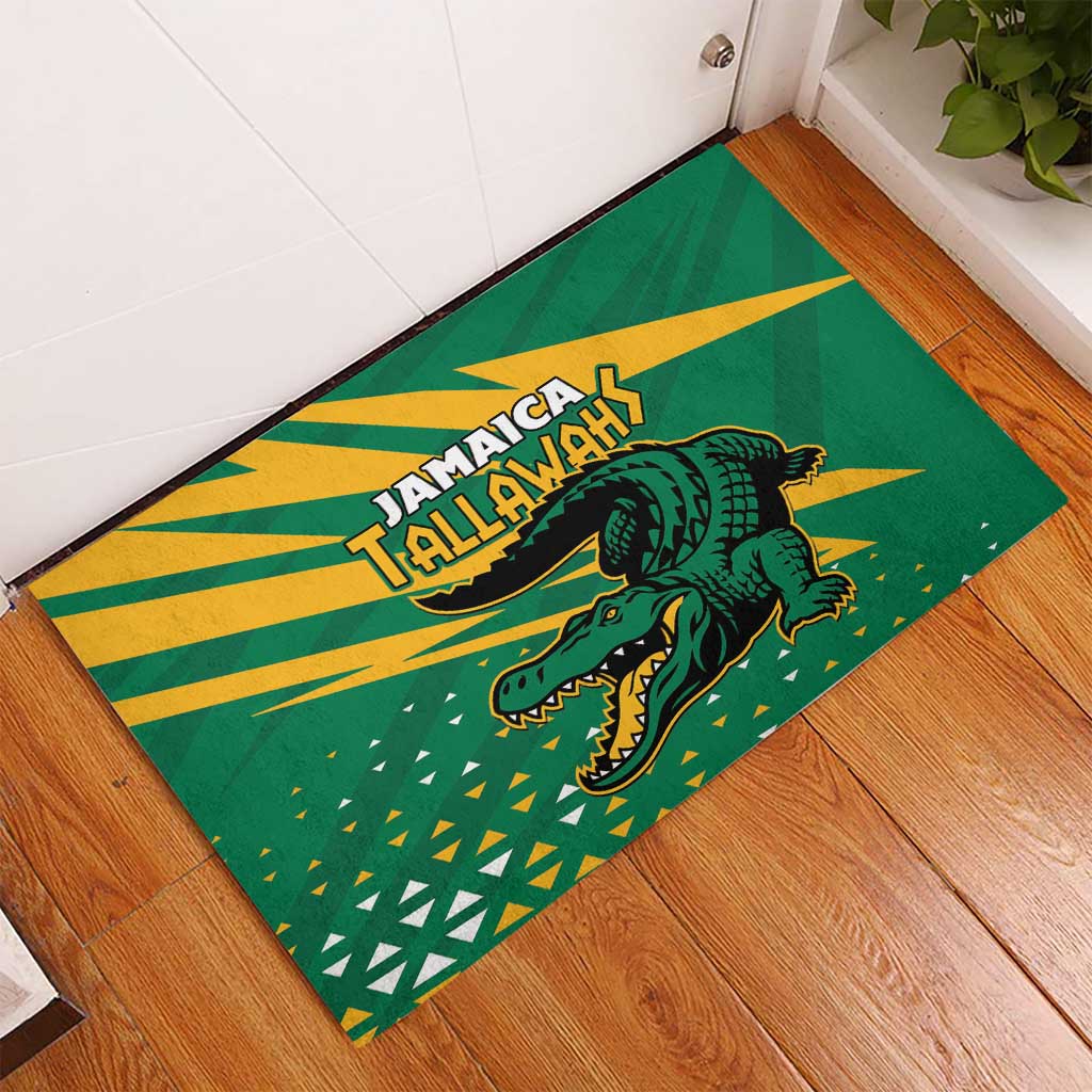 Jamaica Cricket Tallawahs Rubber Doormat Fi Wi Tallawahs Champions - Wonder Print Shop