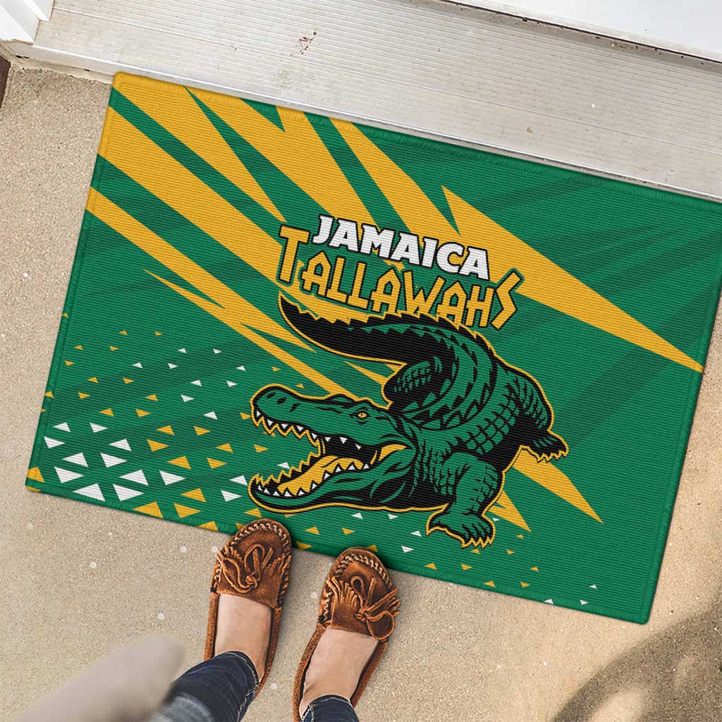 Jamaica Cricket Tallawahs Rubber Doormat Fi Wi Tallawahs Champions - Wonder Print Shop